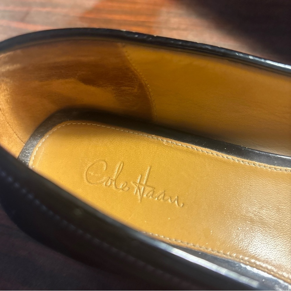 Cole Haan Black Leather Loafers - Picture 2 of 10